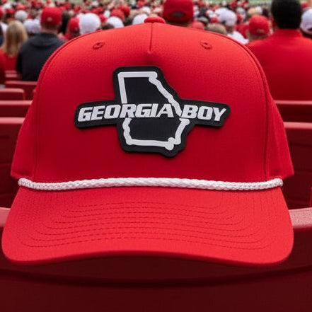 Georgia Boy Red Rope Snapback